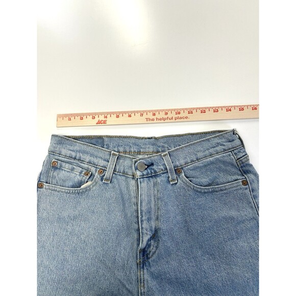 Levi's 505 Mens Regular Blue Jeans 30x30 Light Wash - Picture 5 of 13